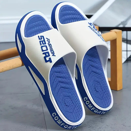Men’s “SPORT” Graphic Flip-Flops – Durable, All-Season Comfort for Every Step